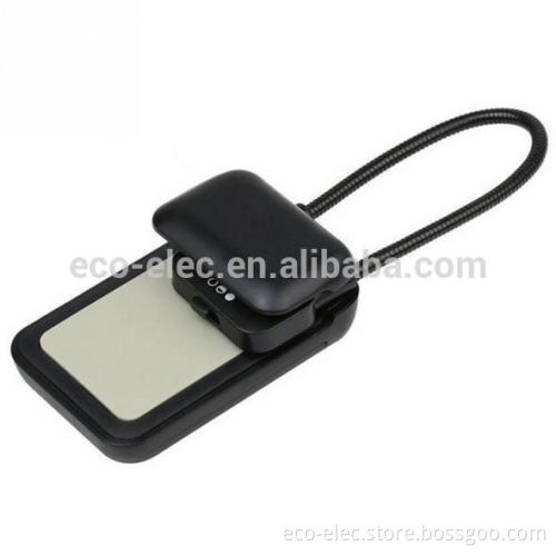 Book Light 3 LED E-reader Clip with Flexible Read Light lamp for Ebook Kindle for Pocketbook Reading Lamp USB Light